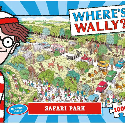 Plenty Gifts Where's Wally Safari Park Puzzel 1000 Stukjes