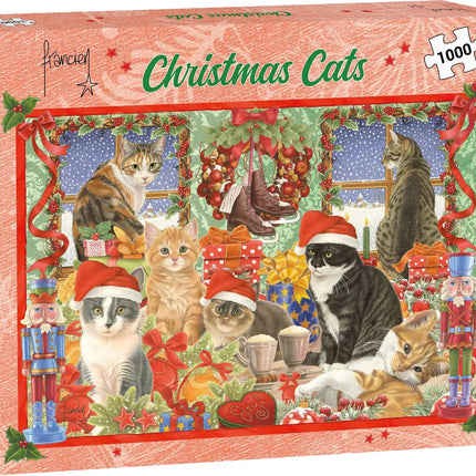 Plenty Gifts Xms Franciens Katten Puzzel 1000 Stukjes