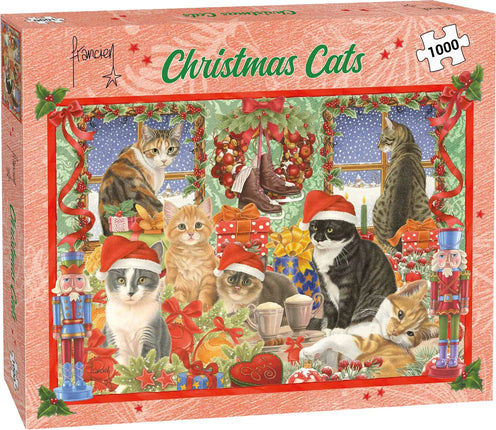 Plenty Gifts Xms Franciens Katten Puzzel 1000 Stukjes