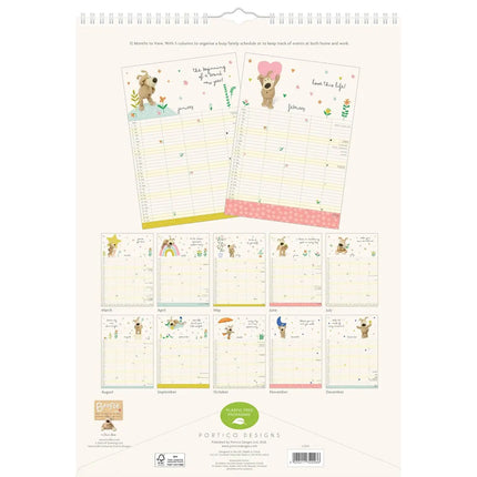 Portico Boofle Family Kalender 2027 A3