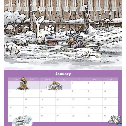 Portico Simon's Cat Deskkalender 2027