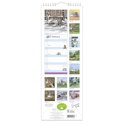Portico Simon's Cat Kalender 2027 Slimline