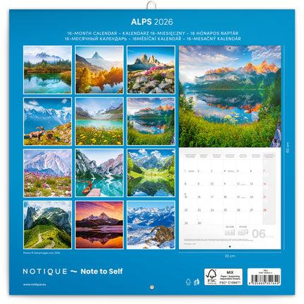 Presco Alpen Kalender 2026