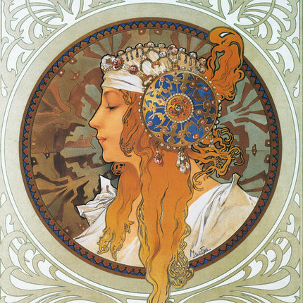 Presco Alphonse Mucha Kalender 2026