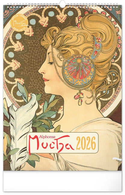 Presco Alphonse Mucha Kalender 2026