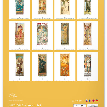 Presco Alphonse Mucha Kalender 2026
