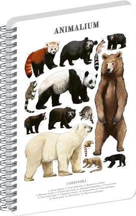 Presco Animalium – Bears Spiraal Notitieboek A5 Blanco