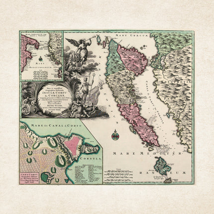 Presco Antique Maps Kalender 2026