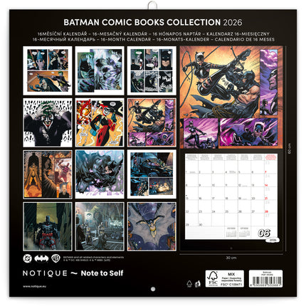 Presco Batman Comics Kalender 2026