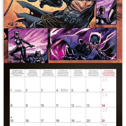 Presco Batman Comics Kalender 2026