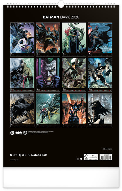 Presco Batman Dark Kalender 2026