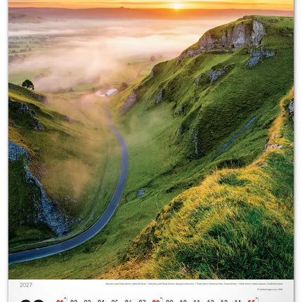 Presco Bergen Kalender 2027 Groot