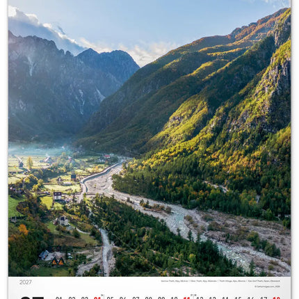 Presco Bergen Kalender 2027 Groot