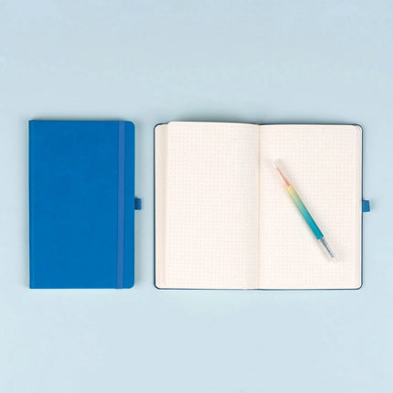 Presco Blauw Notitieboek A5 Stippen