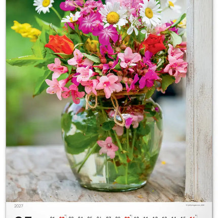 Presco Bloemen Kalender Groot 2027