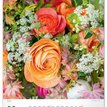 Presco Bloemen Kalender Groot 2027