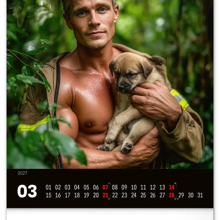 Presco Brandweermannen Kalender 2027