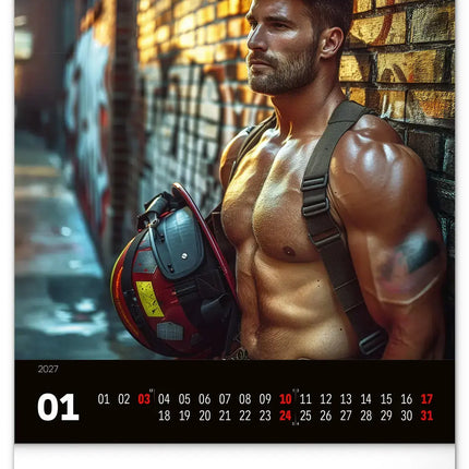 Presco Brandweermannen Kalender 2027