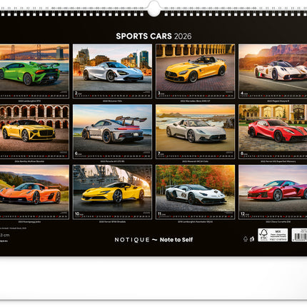 Presco Cars Kalender Groot 2026