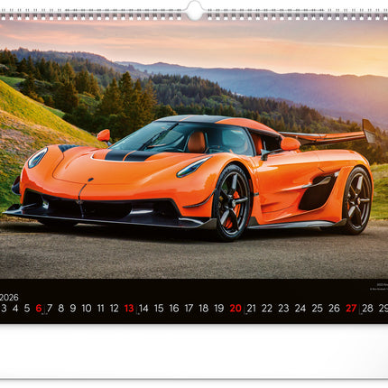 Presco Cars Kalender Groot 2026