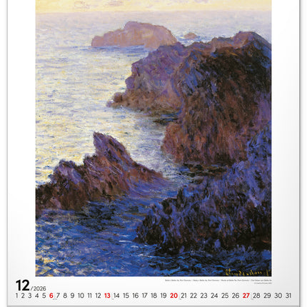Presco Claude Monet Kalender 2026 Groot