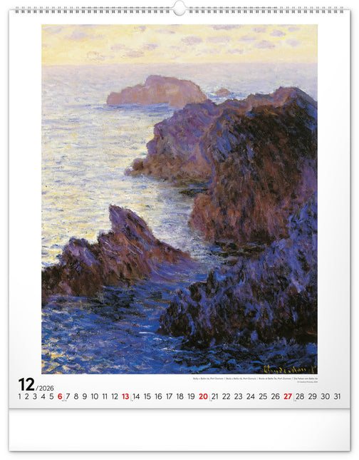 Presco Claude Monet Kalender 2026 Groot