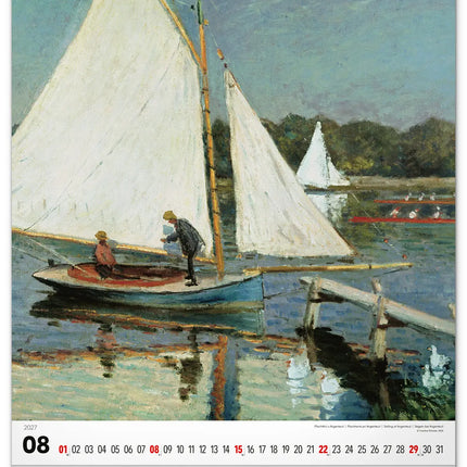Presco Claude Monet Kalender 2027 Groot