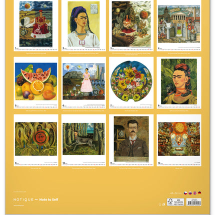 Presco Frida Kahlo Kalender 2026 Groot
