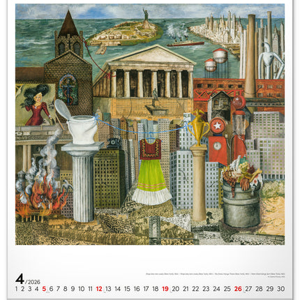 Presco Frida Kahlo Kalender 2026 Groot