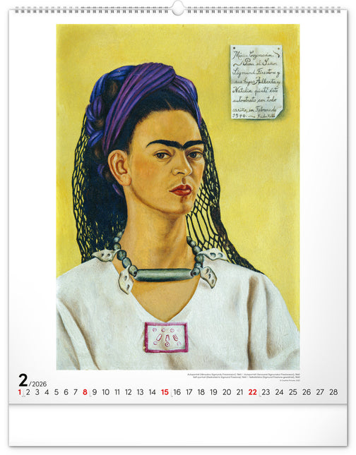 Presco Frida Kahlo Kalender 2026 Groot
