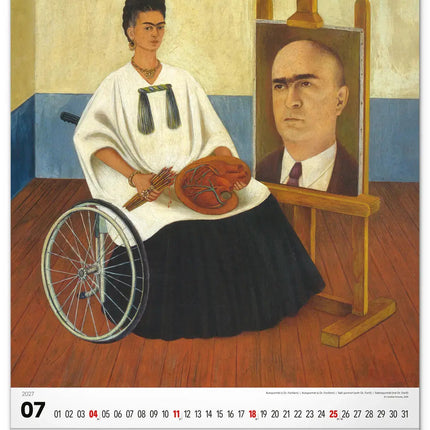 Presco Frida Kahlo Kalender 2027 Groot