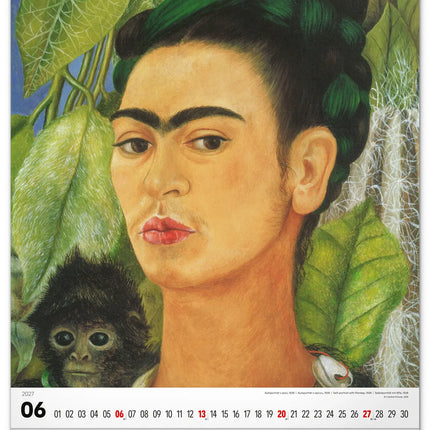 Presco Frida Kahlo Kalender 2027 Groot