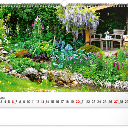Presco Gardens Kalender Groot 2026
