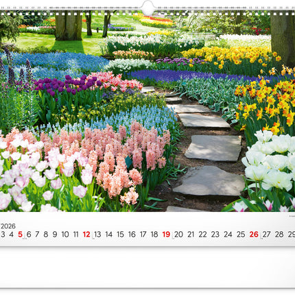 Presco Gardens Kalender Groot 2026