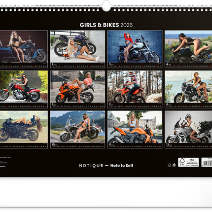 Presco Girls and Bikes Kalender 2026
