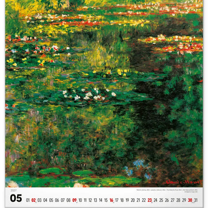 Presco Impressionism Kalender 2027 Groot