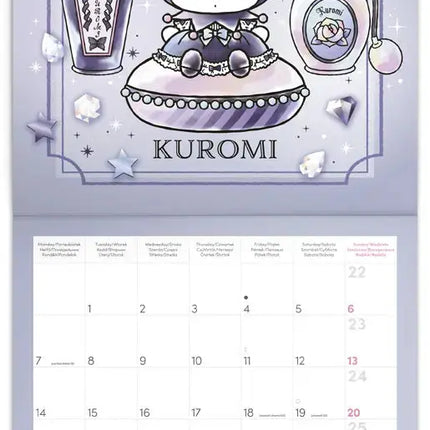 Presco Kuromi Kalender 2027
