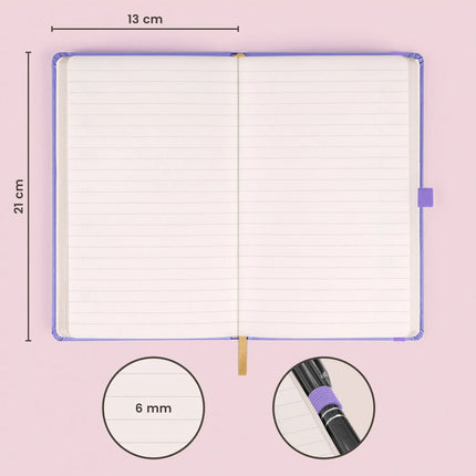 Presco Lila Notitieboek A5