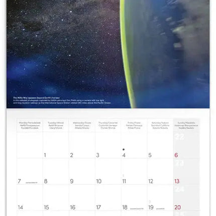 Presco NASA Kalender 2027