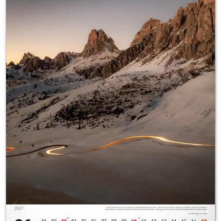 Presco National Parks Kalender 2027 Groot