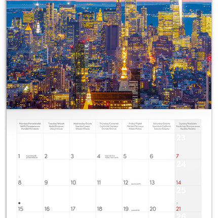 Presco New York Kalender 2026