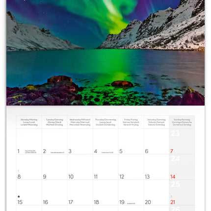 Presco Noorderlicht Kalender 2026