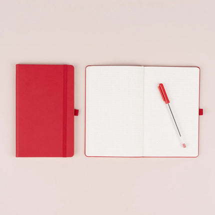 Presco Rood Notitieboek A5 Stippen