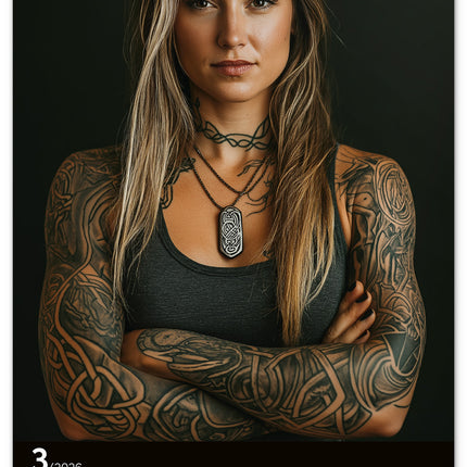 Presco Tattoo Girls Kalender 2026