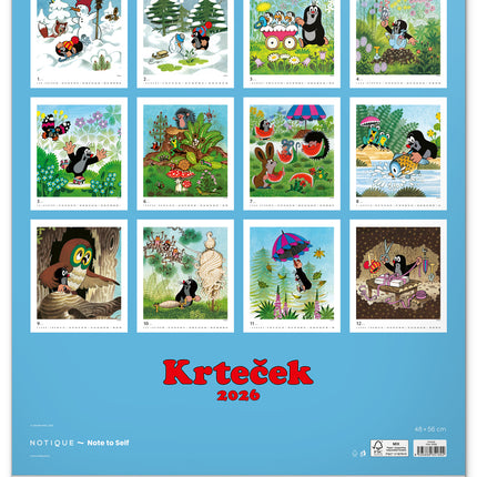 Presco The Little Mole Kalender 2026 Groot