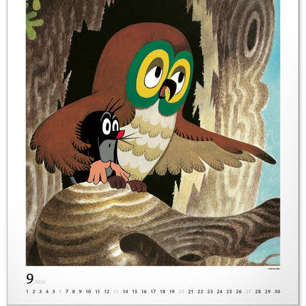 Presco The Little Mole Kalender 2026 Groot