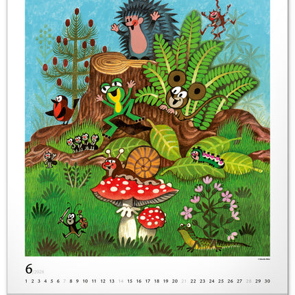 Presco The Little Mole Kalender 2026 Groot