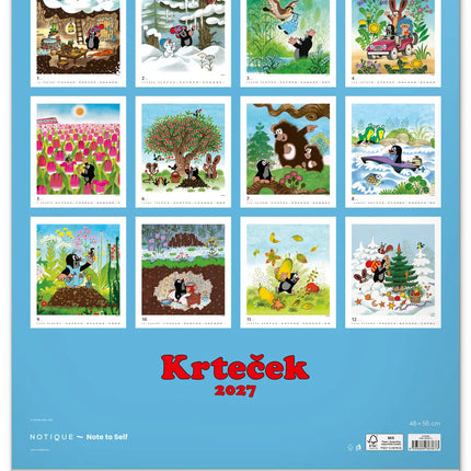 Presco The Little Mole Kalender 2027 Groot