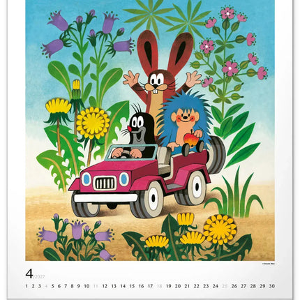 Presco The Little Mole Kalender 2027 Groot