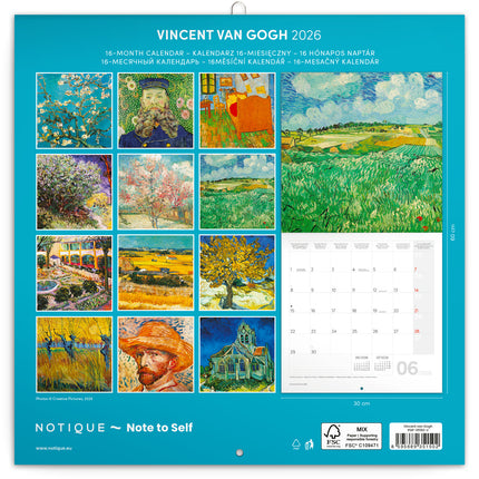 Presco Vincent van Gogh Kalender 2026